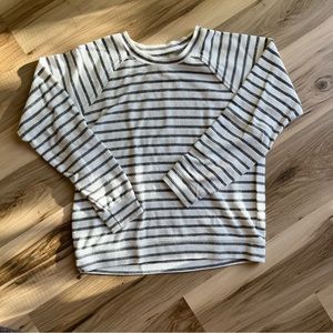 Striped Crew Sweatshirt